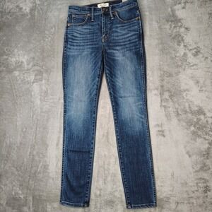Madewell 10" High-Rise Skinny Jeans Womens Size 27 Medium Wash Stretch Denim New